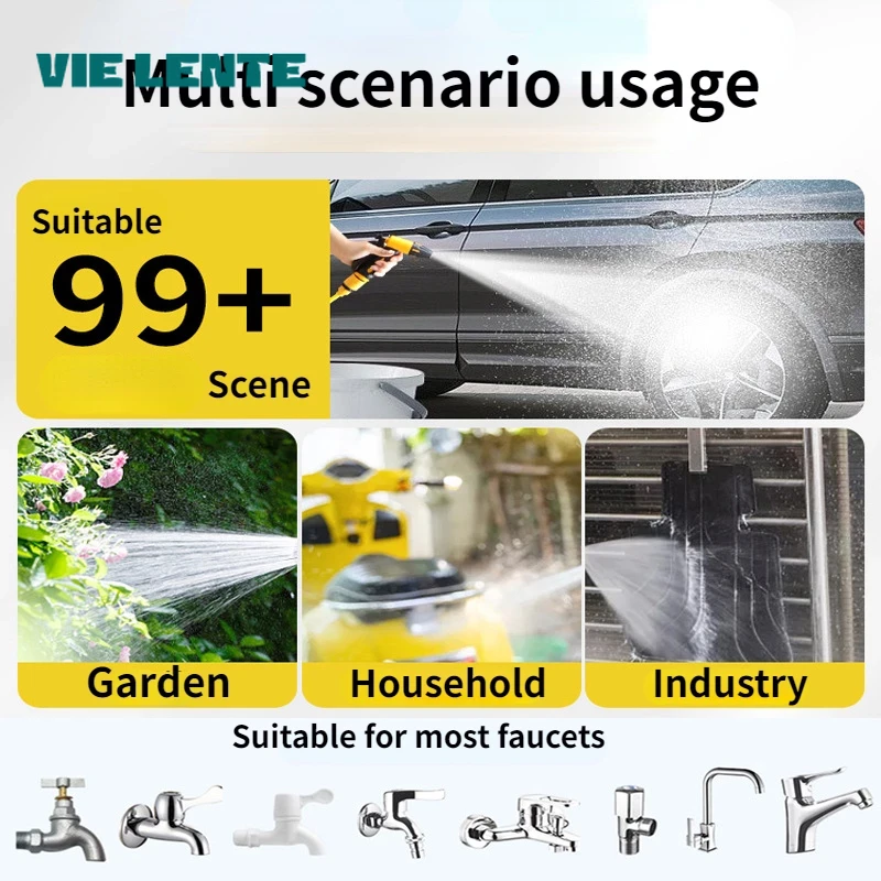 10-30 メートル伸縮式水道管高圧ノズル洗車ツールセット延 - Car Shampoo Ph のレビューと価格