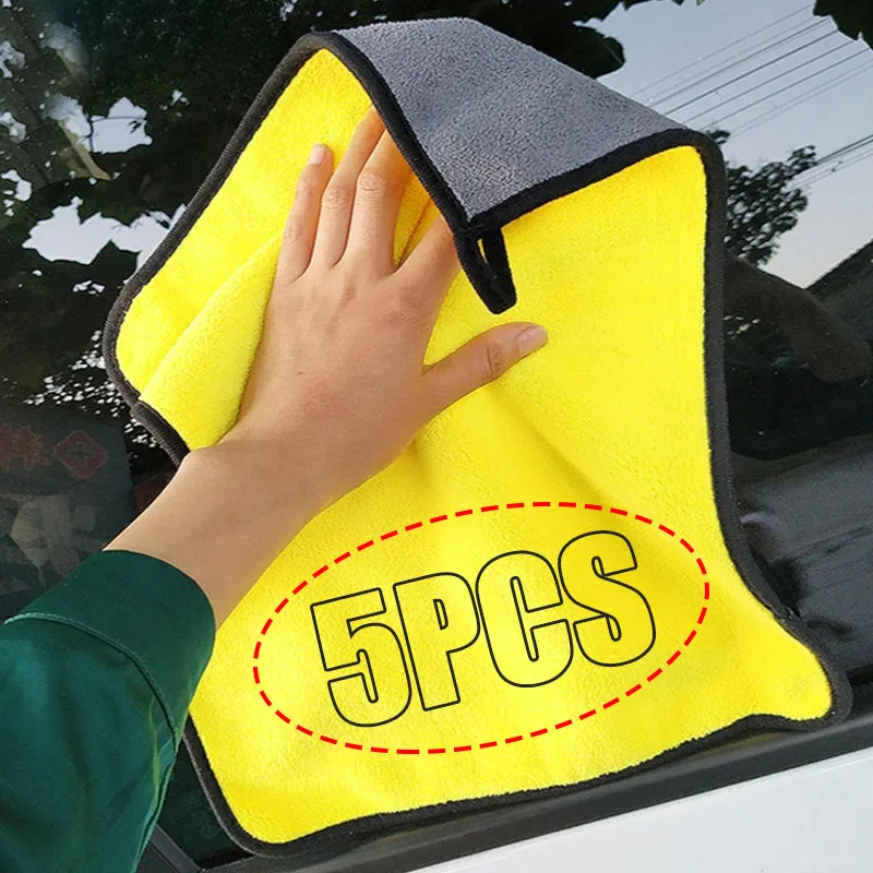 厚手の2層マイクロファイバーカーウォッシュタオル,クリーニン - Microfiber Towel Detailing のレビューと価格