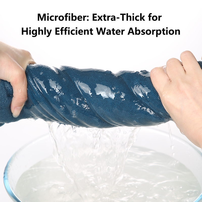 柔らかく厚手のマイクロファイバークリーニングクロス、二層構造 - Microfiber Towel Detailing のレビューと価格