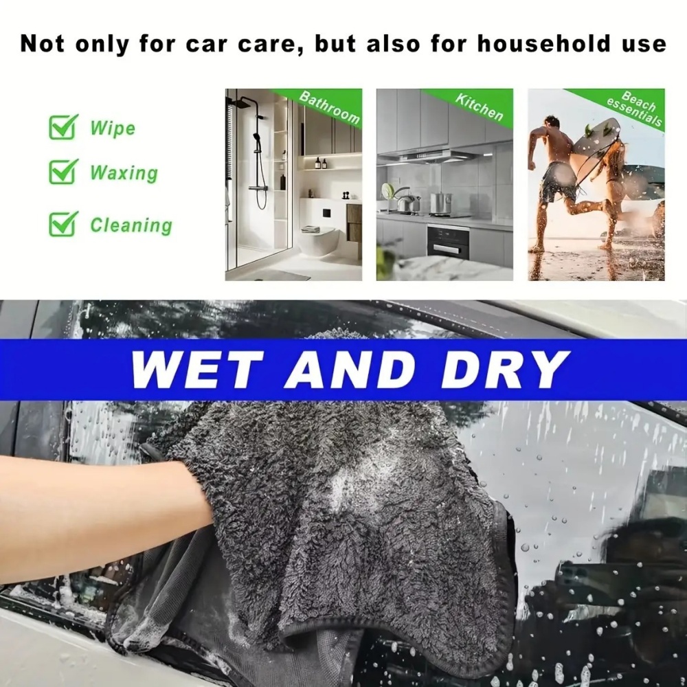 超吸水性カータオル 400GSM マイクロファイバー製乾燥タ - Microfiber Towel Detailing のレビューと価格