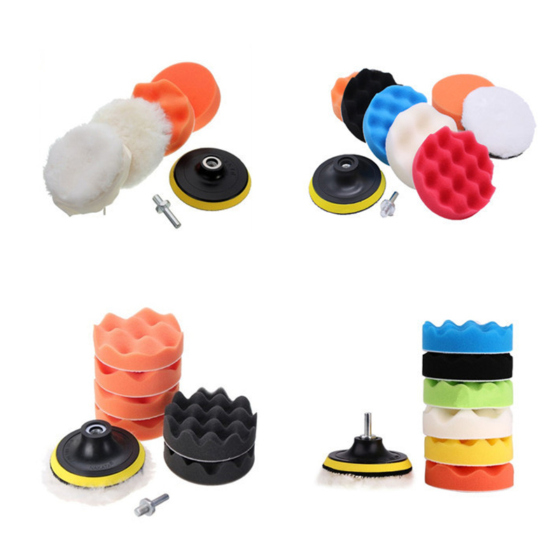 4インチカーポリッシングパッド,フォームスポンジキット,ドリ - Polish Pad Set Buffer のレビューと価格
