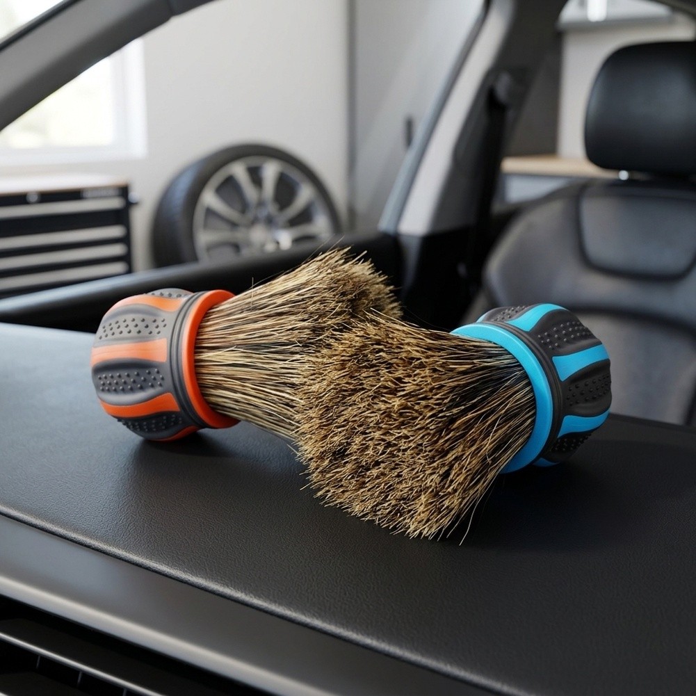 車内清掃用ブラシ、自動車の細部清掃用ブラシ。コンパクトなデザ - Dirt Brush Interior のレビューと価格